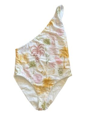 BAIIA Tropical Print One Piece Swimsuit